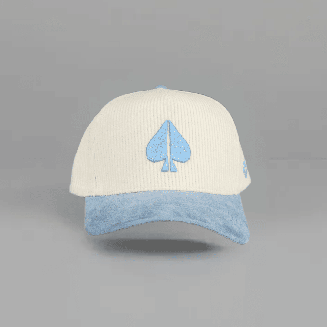 Cream-Sky Blue High Stakes Panel Cap