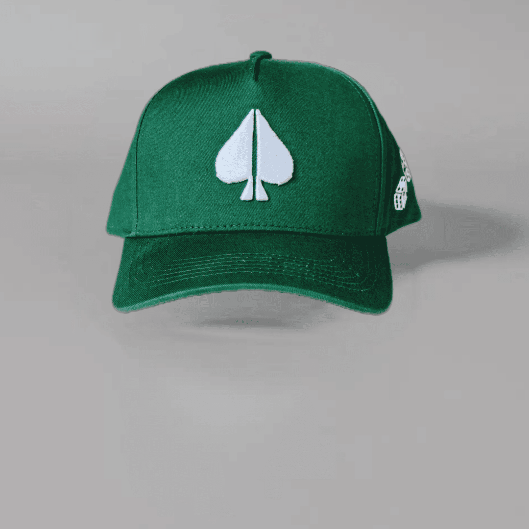 Green High Stakes Panel Cap