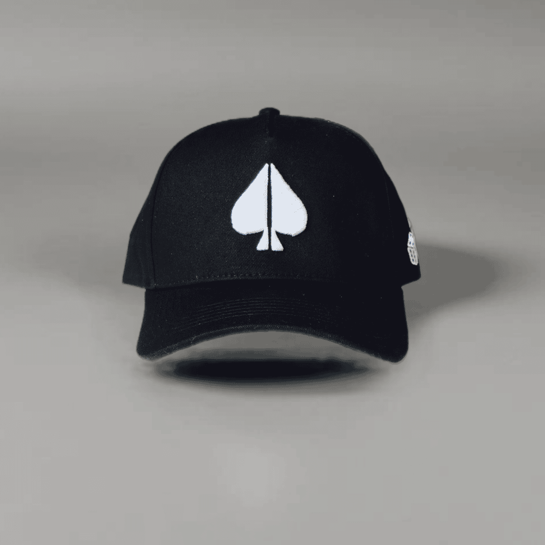 Black High Stakes Panel Cap