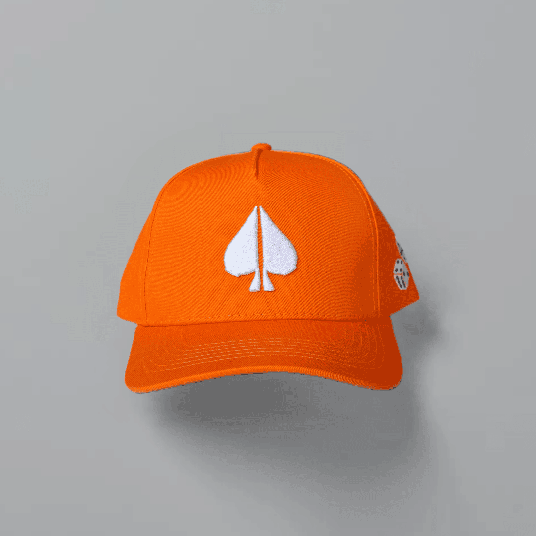 Orange High Stakes Panel Cap