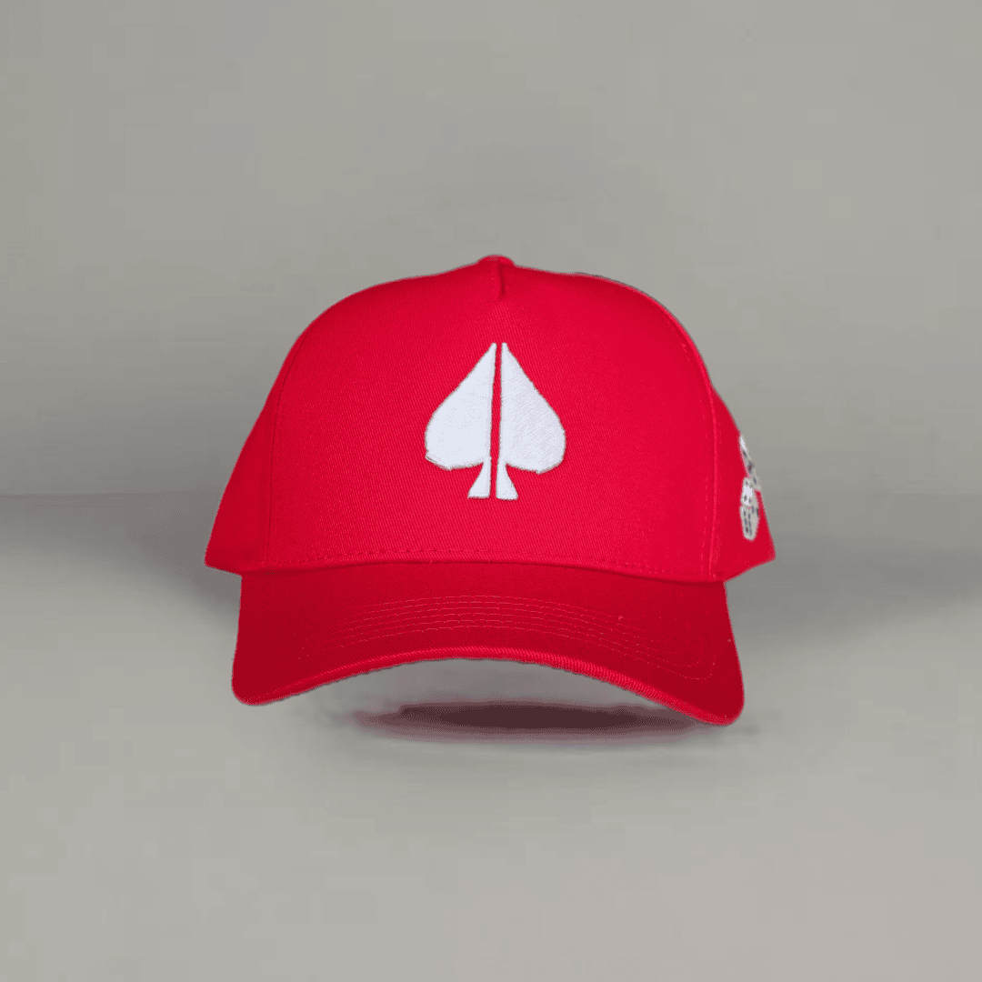 Red High Stakes Panel Cap